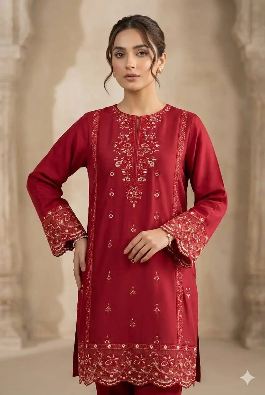 Crimson Allure – Highlights the bold, captivating depth of the deep red shade.